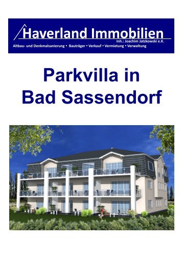 Parkvilla - Haverland Immobilien Soest