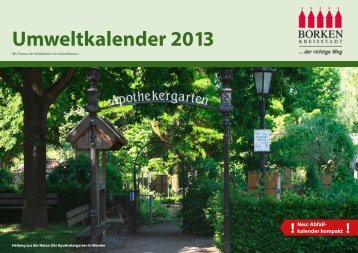 Umweltkalender 2013 - Stadt Borken