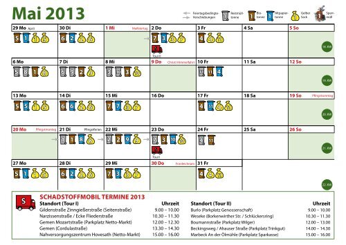 Umweltkalender 2013 - Stadt Borken