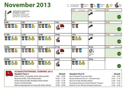 Umweltkalender 2013 - Stadt Borken