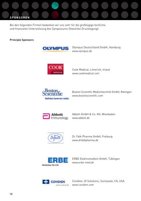 Programm - 15th Düsseldorf International Endoskopie Symposium