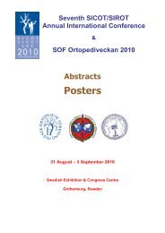 Abstracts Posters SICOT-SOF meeting Gothenburg 2010 _2_