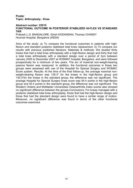 Abstracts Posters SICOT-SOF meeting Gothenburg 2010 _2_