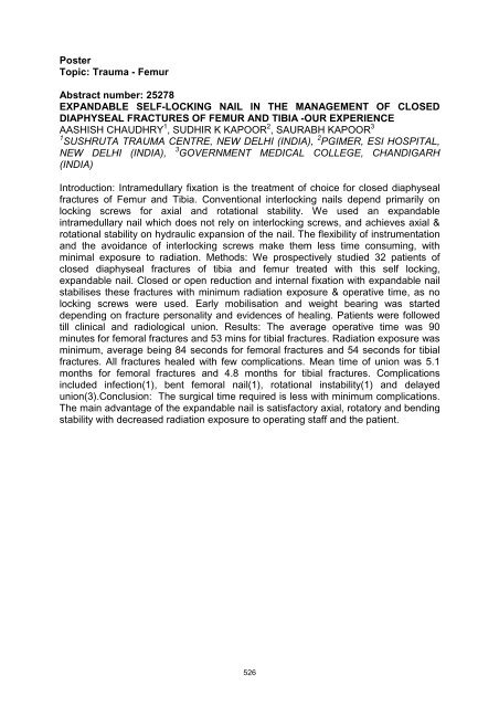 Abstracts Posters SICOT-SOF meeting Gothenburg 2010 _2_