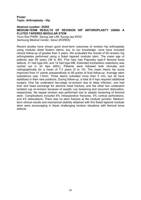 Abstracts Posters SICOT-SOF meeting Gothenburg 2010 _2_