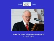 Prof. Dr. med. Jürgen Hammerstein - GGG, Gesellschaft für ...