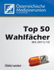 Wahlfächer N202 - Österreichische Medizinerunion (ÖMU)