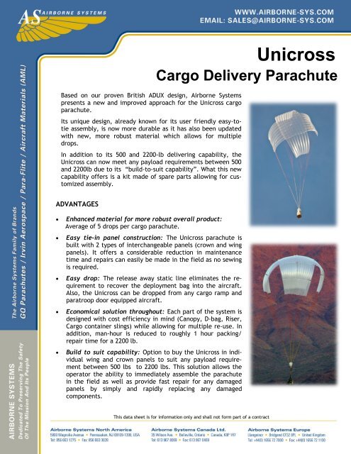 Unicross - Airborne Systems