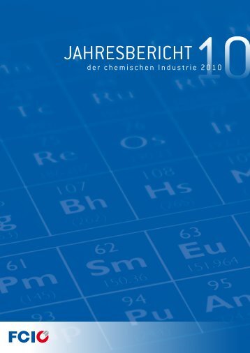 Jahresbericht - Fachverband der chemischen Industrie Österreichs