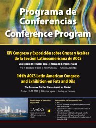 Programa de Conferencias Conference Program - American Oil ...