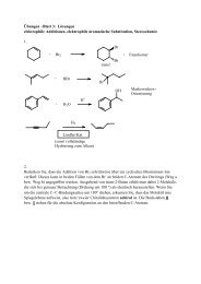 Übungen –Blatt 3: Lösungen elektrophile Additionen, elektrophile ...