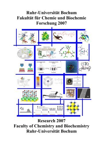 Ruhr-Universität Bochum Fakultät für Chemie und Biochemie ...