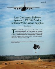 Low-Cost aerial Delivery Systems (LCaDS) Provide ... - U.S. Army