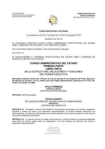 codigo adminis de la estructura, codigo administrativo del estado ...