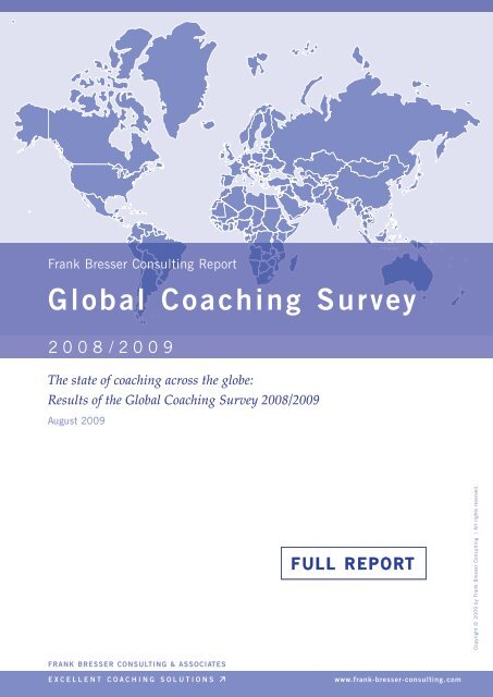 Global Coaching Survey - Frank Bresser Consulting