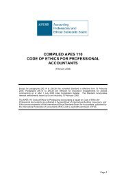 compiled apes 110 code of ethics for professional accountants