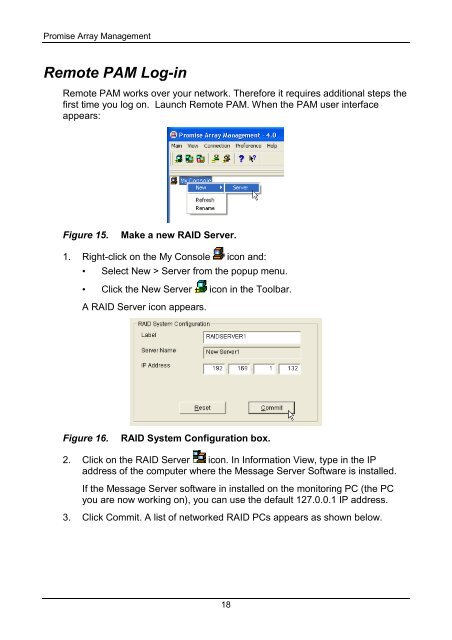 PROMISE ARRAY MANAGEMENT (PAM) FOR FastTrak S150 ...