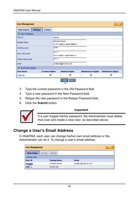 WebPAM User v1.5 - Promise Technology, Inc.