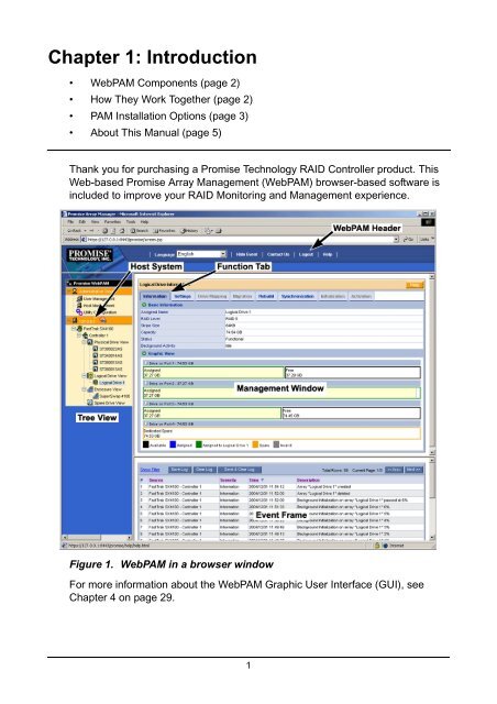 WebPAM User v1.5 - Promise Technology, Inc.