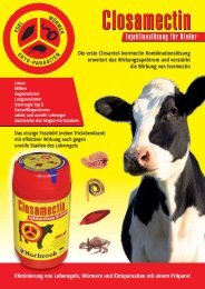 Die erste Closantel-Ivermectin ... - PRO ZOON Pharmazeutika