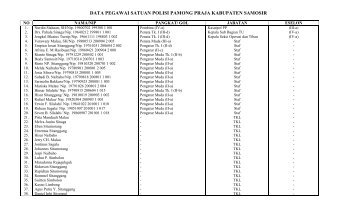 data pegawai.pdf - Pemerintah Kabupaten Samosir