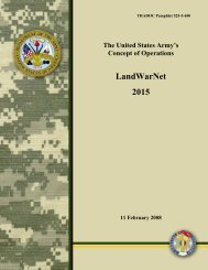 LandWarNet 2015 - TRADOC - U.S. Army