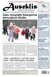 Zaķu olimpiāde Salacgrīvas bērnudārzā Vilnītis - Auseklis