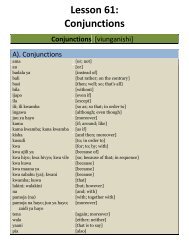 Lesson 61: Conjunctions - Swahili