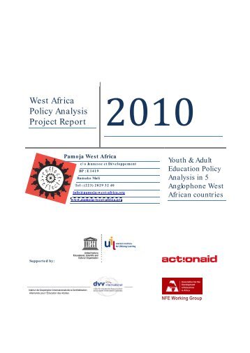 West Africa Policy Analysis Project Report - Pamoja West Africa