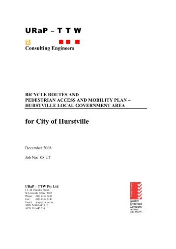 Hurstville City Council - Bicycle Routes & PAMP Plan