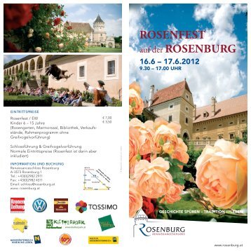 ROSENFEST auf der ROSENBURG