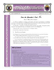 January March 2010 Volume Xii Issue No 45 Philippine Judicial