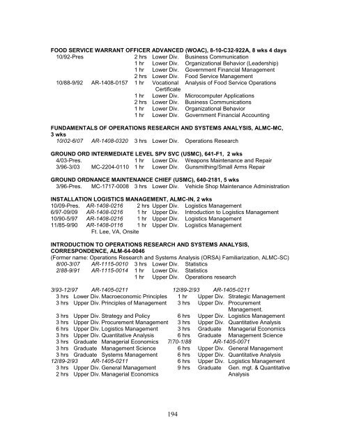 FORWARD - Army Logistics University - U.S. Army