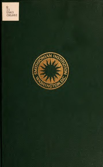 Bulletin - United States National Museum - Smithsonian Institution