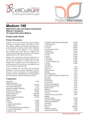 Medium 199 - Himedia Laboratories