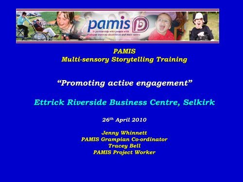 PAMIS Story telling presentation