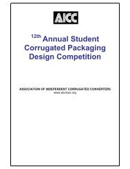 12th Annual Student Corrugated Packaging Design Competition