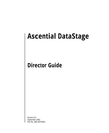 ascential datastage designer guide Ds designer guide | data warehouse | bracket.