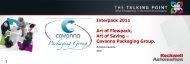 Interpack 2011 Art of Flowpack, Art of Saving – Cavanna Packaging ...