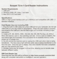 sunpak 72 in 1 card reader driver download pc