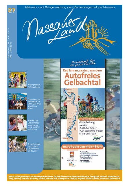 Mitteilungsblatt Ausgabe 27 - 2011 - Verbandsgemeinde Nassau