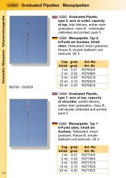 Graduated Pipettes · Messpipetten - Poulten - Graf