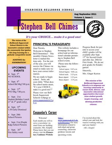 Stephen Bell Chimes - Sugarcreek Local Schools