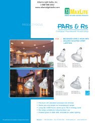 PAR & R CFL's - Atlanta Light Bulbs