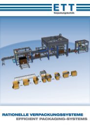 rationelle verpackungssysteme efficient packaging-systems - ETT ...