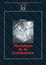 Mischanlagen für die Zementindustrie - ibau hamburg