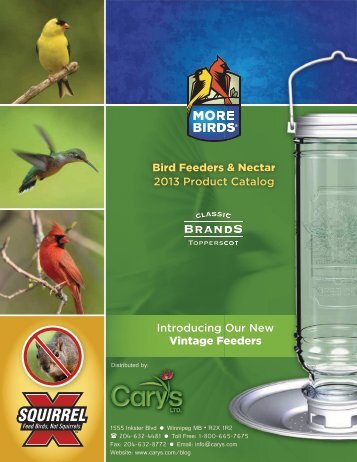 Classic Brands Bird Feeders - Cary's Ltd.