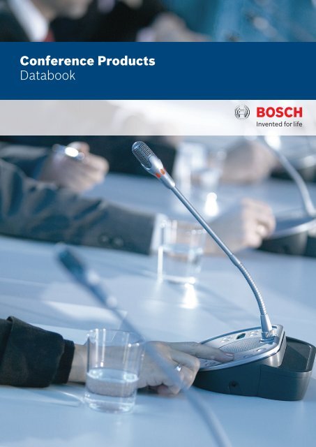 Discussion Units Bosch Security Systems