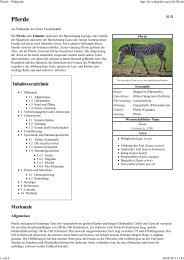 Pferde – Wikipedia - Land-Partie