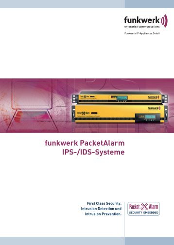 funkwerk PacketAlarm IPS-/IDS-Systeme - GRONEMEYER IT GmbH